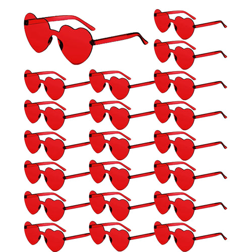 80-20Pcs Wedding Gifts for Guests Candy Color Frameless Glasses