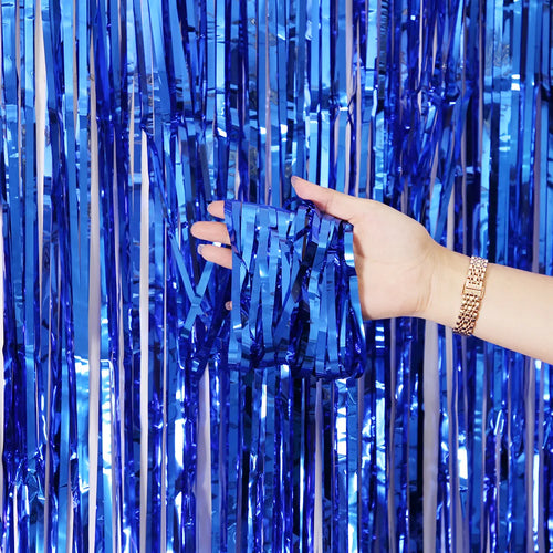 2/3M Party Background Wedding Decoration Foil Fringe Curtain Sequin