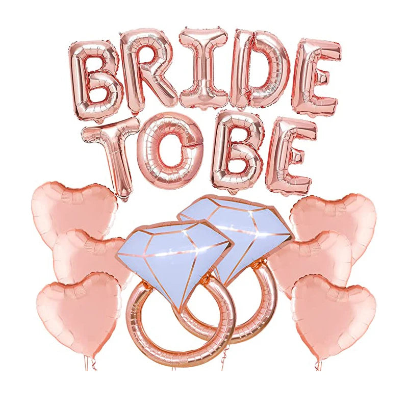 Bachelorette Party Decorations Kits Rose Gold Bridal Shower Party