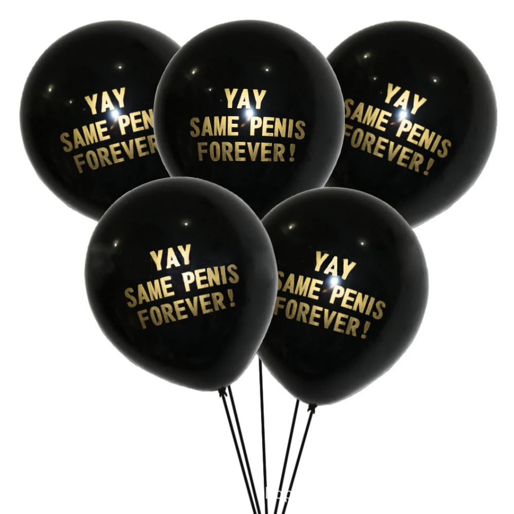 10Pcs/lot 12inch Yay Same Penis Forever Balloons MATURE CONTENT