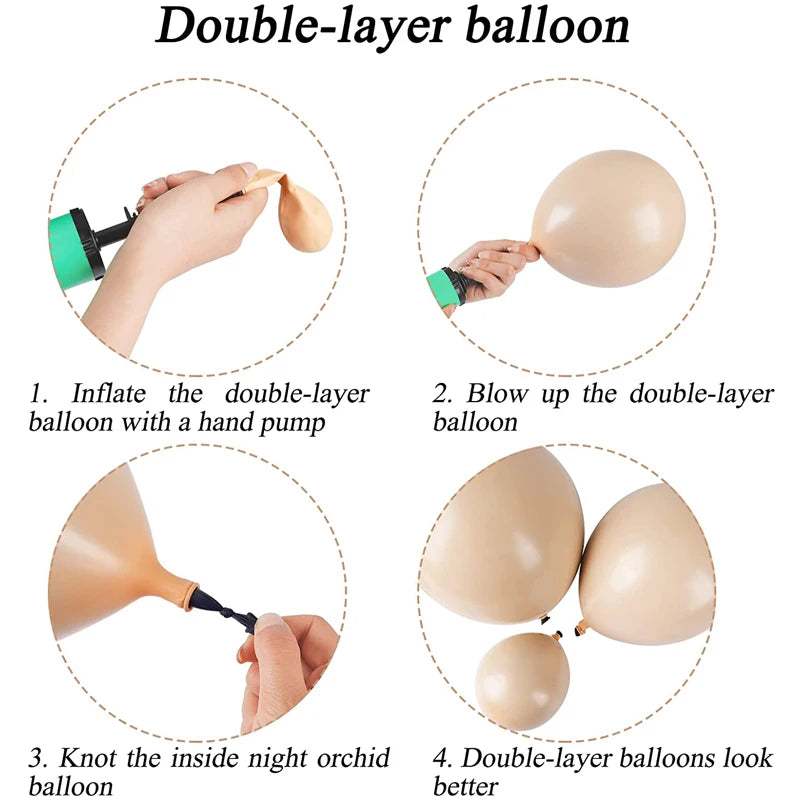 Babyshower Decoration Blush Balloons Garland Arch Kit For Bachelorette