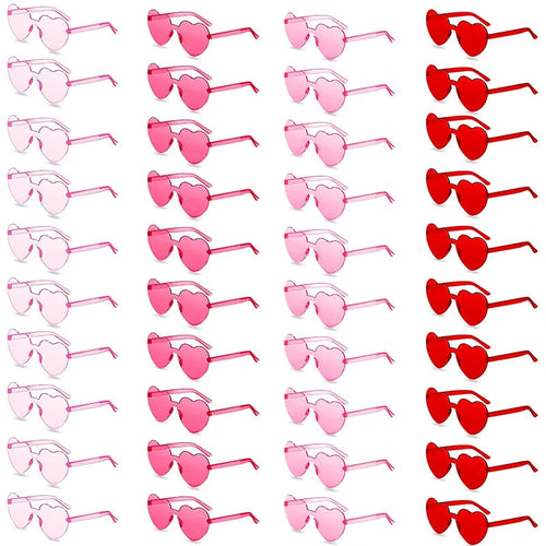 80-20Pcs Wedding Gifts for Guests Candy Color Frameless Glasses