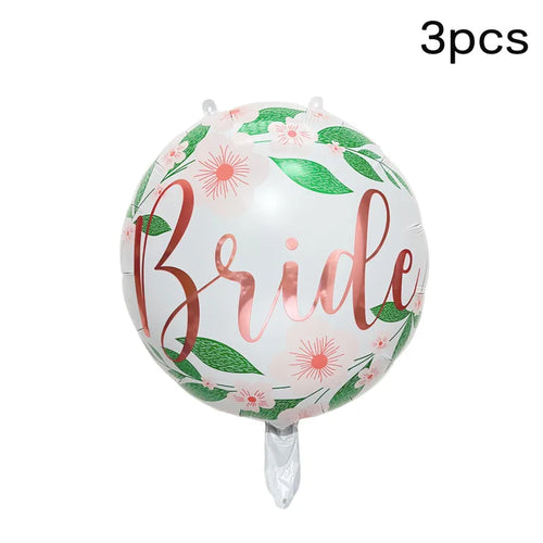Bride To Be Round Foil Balloon Wedding Party Decoration Engagement