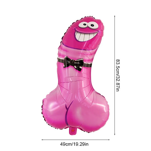 1pcs Inflatable Penis Foil Balloon Dick Shape Helium Ballons