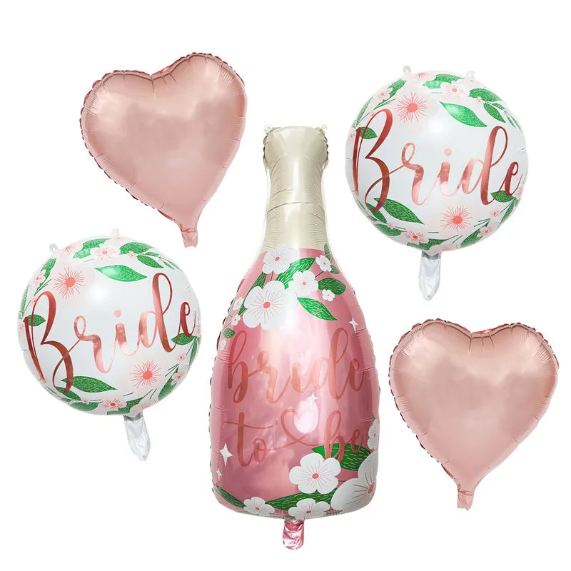 Bride To Be Round Foil Balloon Wedding Party Decoration Engagement