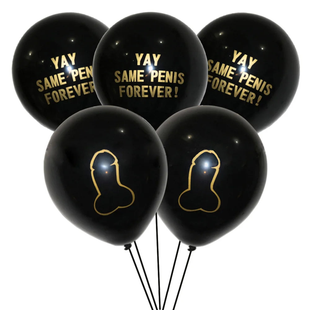 10Pcs/lot 12inch Yay Same Penis Forever Balloons MATURE CONTENT
