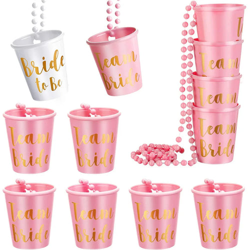 Team Bride Tribe Cups Bridal Shower Bachelorette Party Plastic