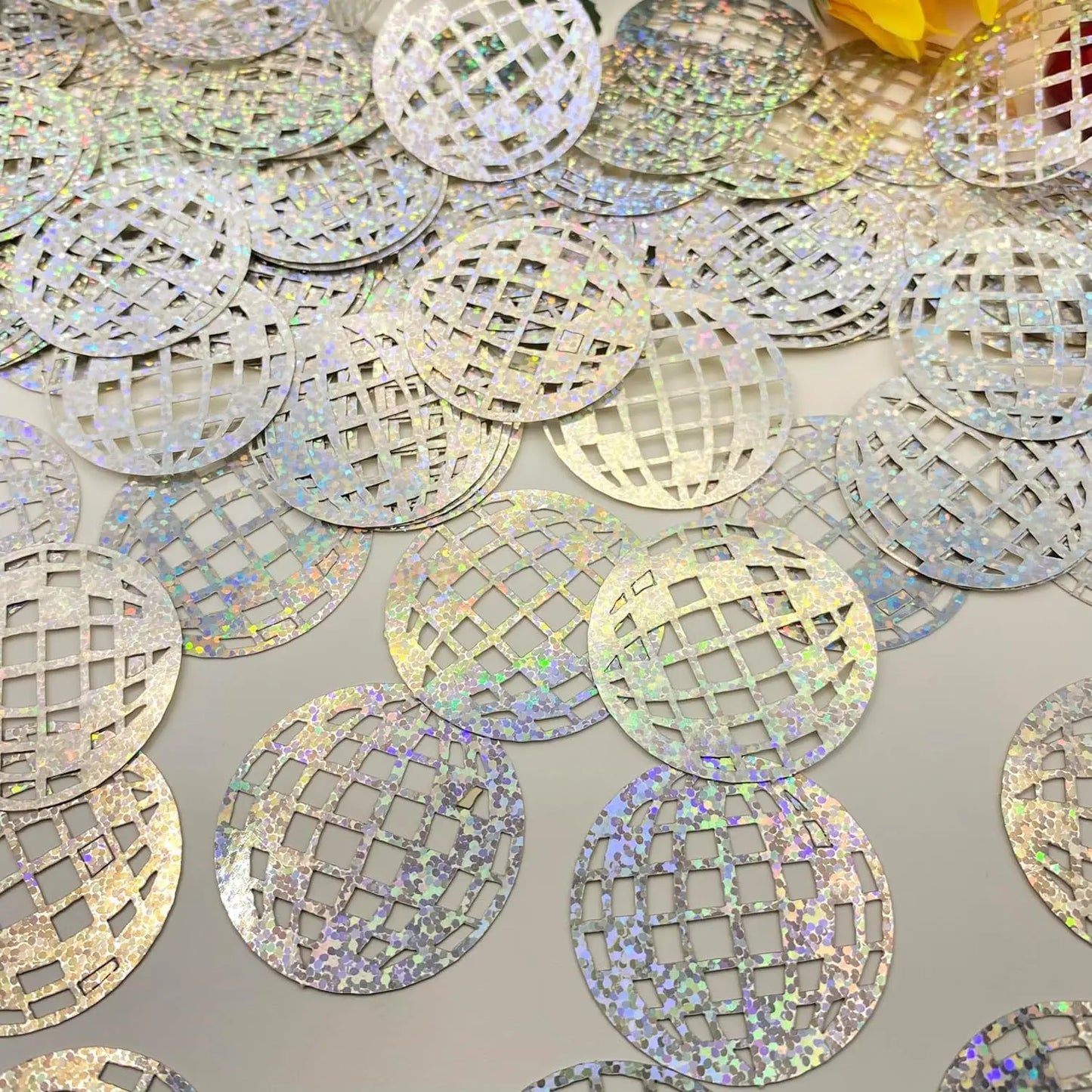 100Pcs/bag 70s 80s Disco Ball Laser Sequin Confetti Table Scatter for