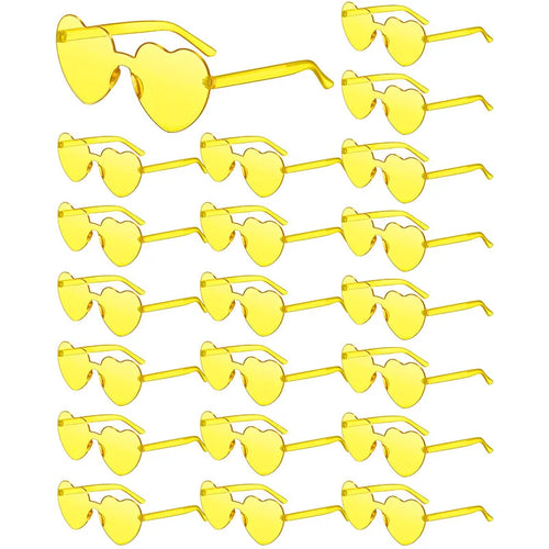 80-20Pcs Wedding Gifts for Guests Candy Color Frameless Glasses