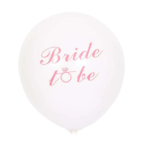 Latex balloon with diamond ring, bride to be balloon, wedding