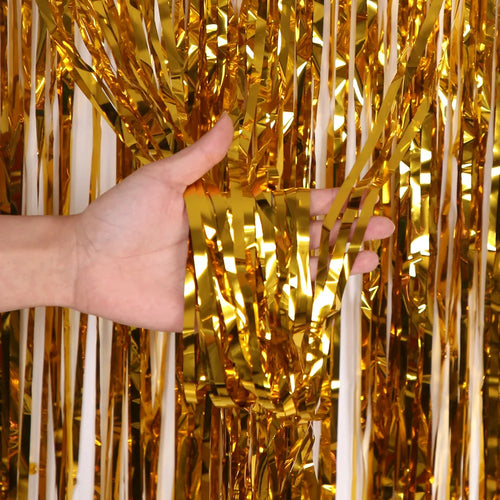 2/3M Party Background Wedding Decoration Foil Fringe Curtain Sequin