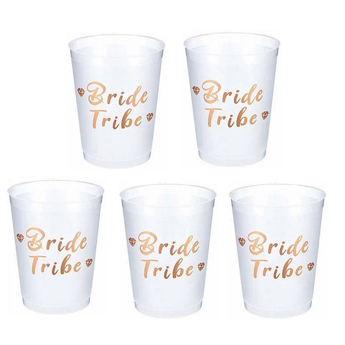 Team Bride Tribe Cups Bridal Shower Bachelorette Party Plastic