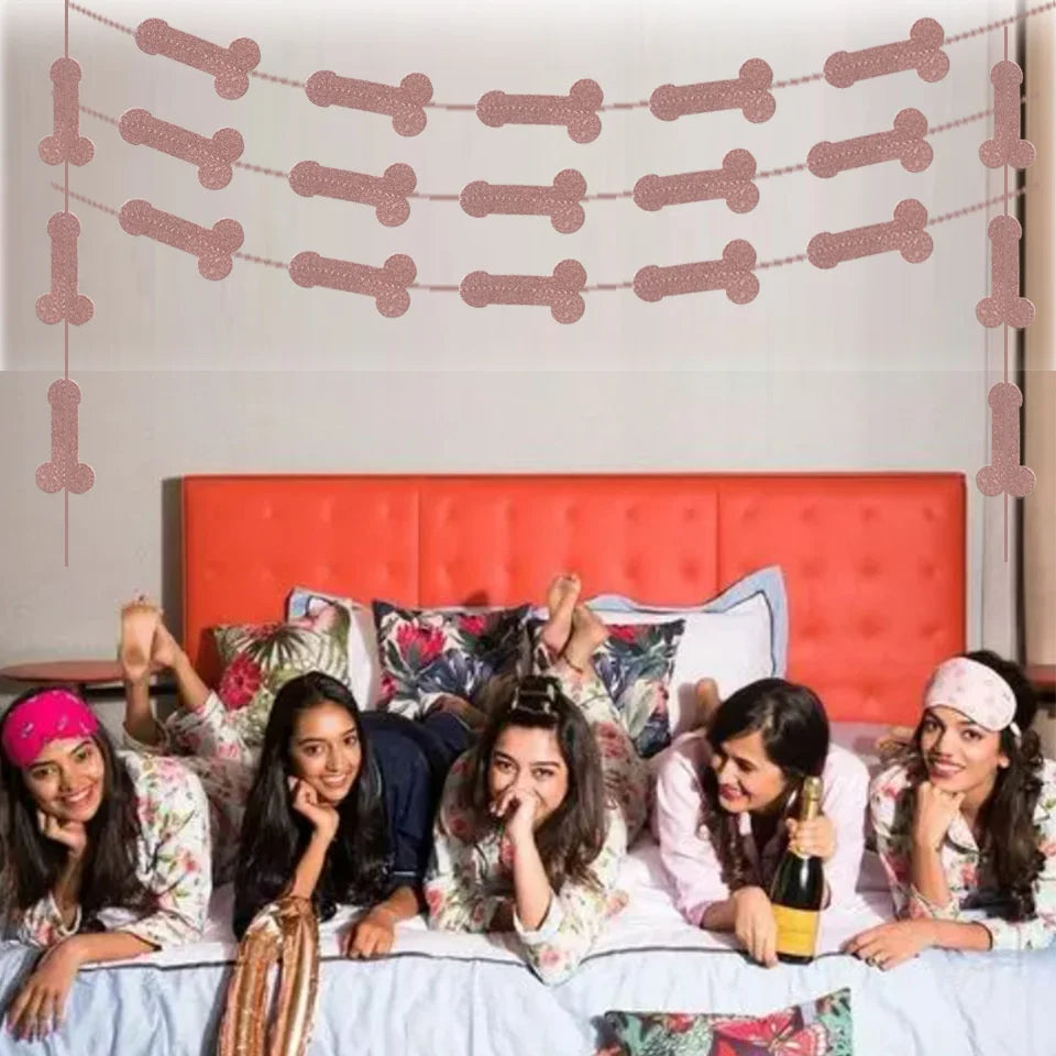 20pcs Bachelorette Party Penis Straws Paper Novelty Nude Dick Drink