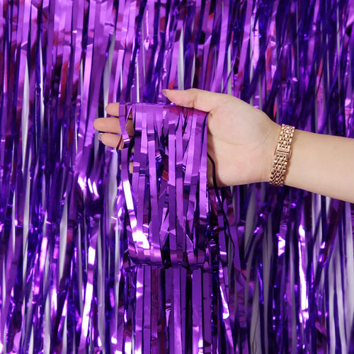 2/3M Party Background Wedding Decoration Foil Fringe Curtain Sequin