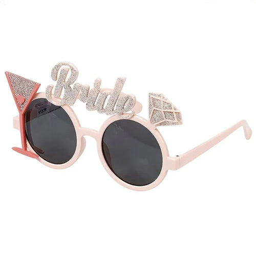 Pearl Bride to be Sunglasses Bachelorette Party Heart Glasses bridal