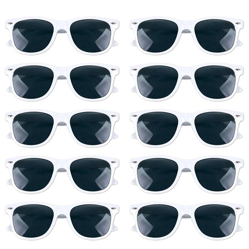 10pcs Bachelorette Party Sunglasses Black White Pink Square Heart