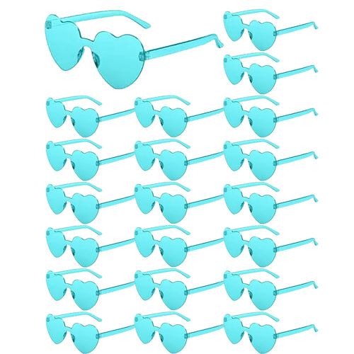 80-20Pcs Wedding Gifts for Guests Candy Color Frameless Glasses