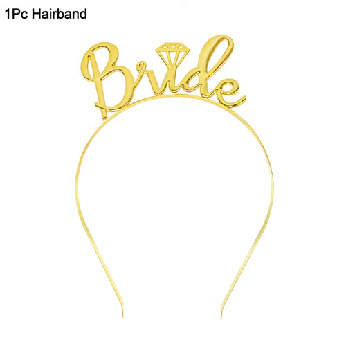 Wedding Decoration Bridal Shower Veil Team Bride To Be Satin Sash