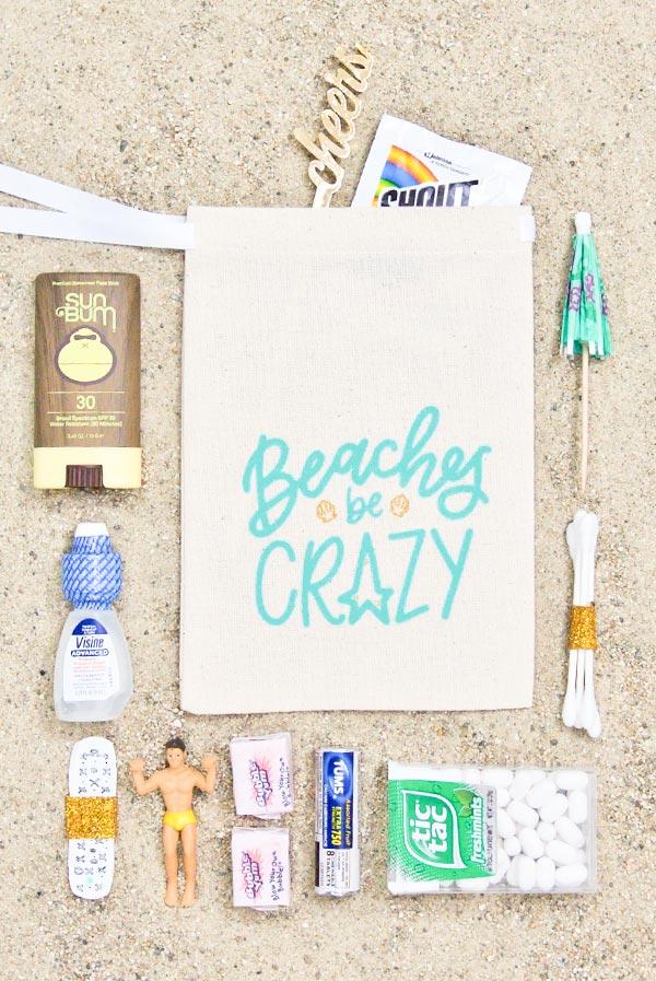 Let's Get Flocked Up! Flamingo Hangover Kit Bags