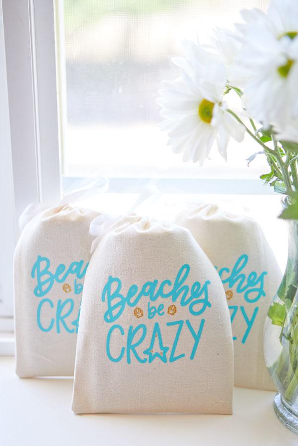 Beaches Be Crazy Hangover Kit Bags