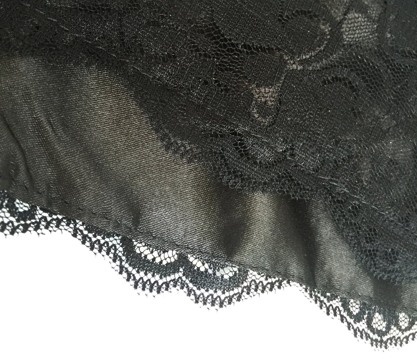 Black "Bride To Be" Lace & Satin Bachelorette