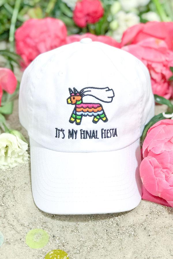 It's My Final Fiesta | Let's Get Smashed - Embroidered Bachelorette
