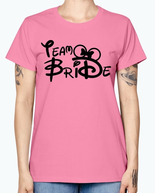 Team Bride- Bridal and Wedding- Missy T-Shirt