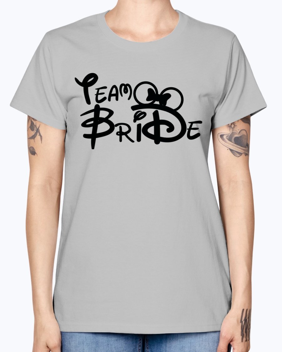 Team Bride- Bridal and Wedding- Missy T-Shirt