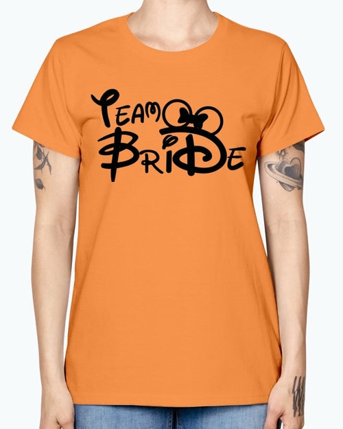 Team Bride- Bridal and Wedding- Missy T-Shirt