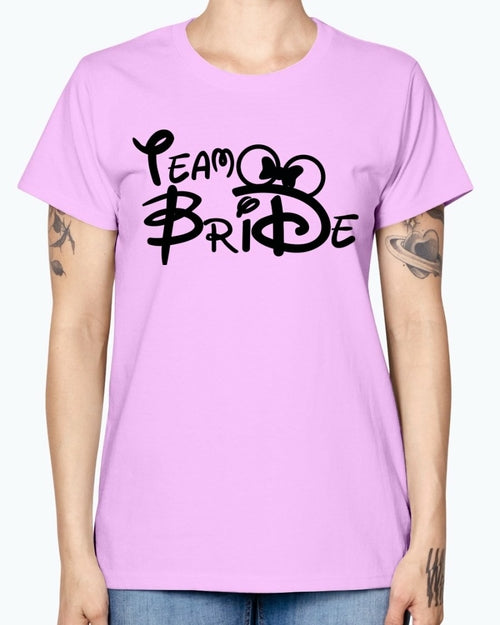 Team Bride- Bridal and Wedding- Missy T-Shirt