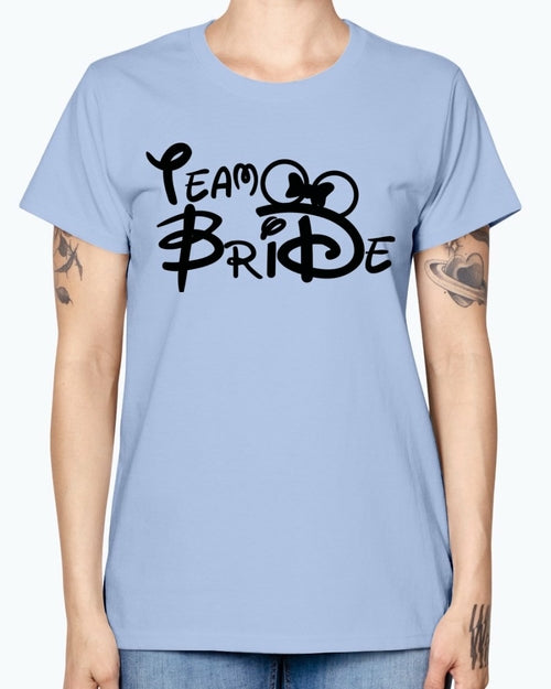 Team Bride- Bridal and Wedding- Missy T-Shirt