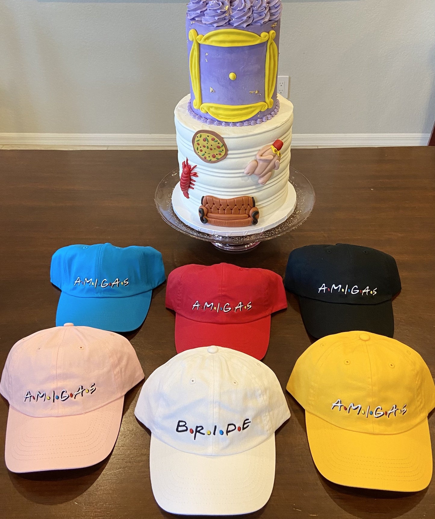 FRIENDS - Bride | Amigas - Breezy Bachelorette Party Hats!