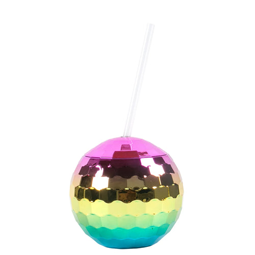 Disco Ball Cup With Straw Cocktail Drink Cup Bachelorette Hen Party