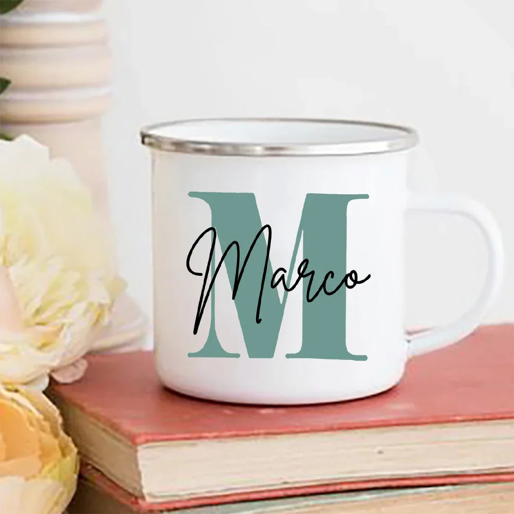 Personalized Mug Initial with Name Coffee Cup Bachelorette Party Best