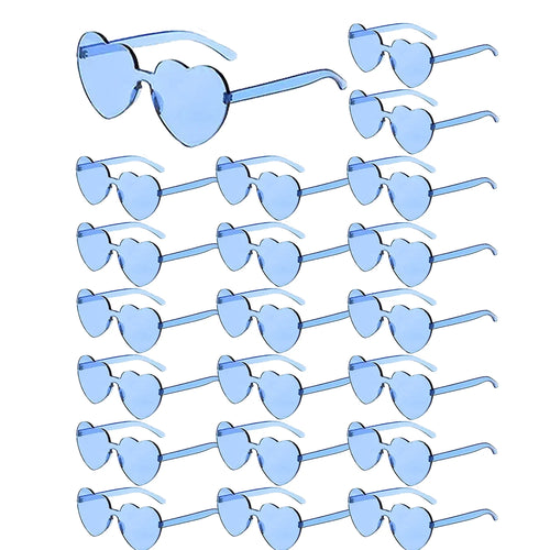 80-20Pcs Wedding Gifts for Guests Candy Color Frameless Glasses