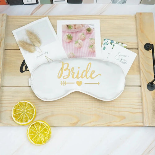 Team Bride tribe Sleep Mask Bridesmaid Proposal Gift Bachelorette hen