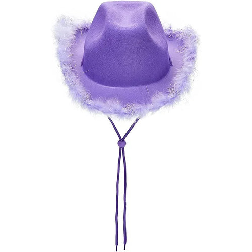 Burlap Cowboy Hat Burlap Crown Western Cowboy Hat Birthday Girl Pink